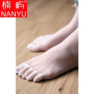 超薄夏季半透明五指袜分趾短款性感短包芯丝女士五指短丝袜女.