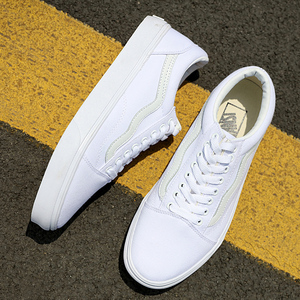 vans纯白高帮