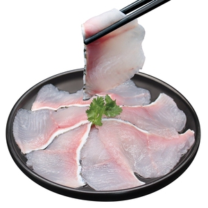 鲜美来火锅黑鱼片200g新鲜冷冻水产火锅食材无刺无骨黑鱼片