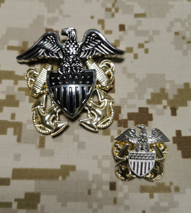 美国海军大帽徽 nvny小帽徽