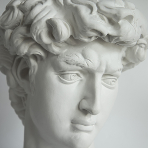 大卫石膏头像67cm石膏像艺考美术写生教具石膏雕塑几何体大卫头像