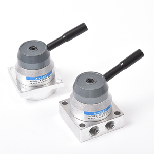 气动开关气缸气阀手动阀4hv210/230-08 k34r6-8/8d三位四通手转阀