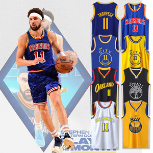 汤普森球衣11号thompson汤神复古城市版儿童篮球服套装男队服定制