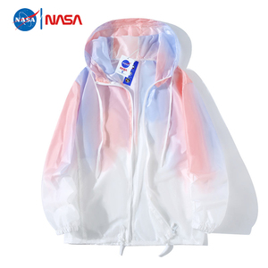 NASA联名情侣装男女士夏季款宽松渐变防紫外线防晒衣服皮肤衣外套
