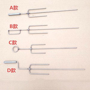 加长烤羊腿签子刀叉 烤兔子烤鸽子烤鸡叉子烤签 羊腿叉子羊排签