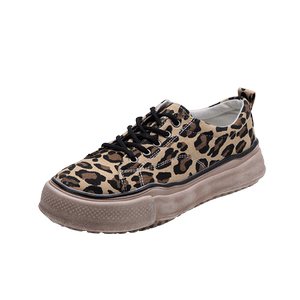 带吊牌!【风尚价】ape tees/安逸猿豹纹帆布鞋女