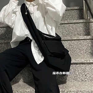 摇币在韩国 raucohouse马嘉祺同款斜挎包休闲通勤背包ins男女同款