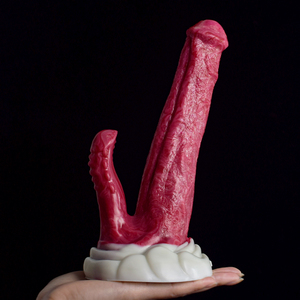 外贸双头假阳具仿真阴茎异形硅胶sm成人情趣男女用吸盘自慰器肛塞