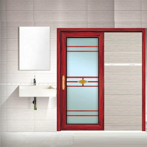 钢化阳台厨房卫生间厕所铝合金单扇推拉门吊轨推磨砂浴室吊滑移门