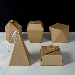 空白卡纸盒现货视觉传达毕业展纸盒实物定制异型折叠包装盒子打印