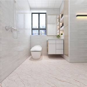 加厚卫生间浴室地板贴防水防滑瓷砖地面装饰厨房地贴耐磨自粘贴纸