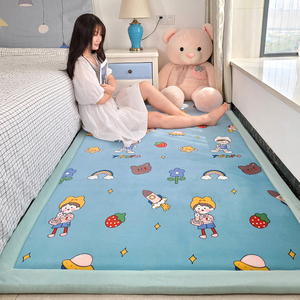 卧室地垫满铺床边加厚婴儿宝宝防摔垫儿童房间床下隔凉垫子爬行毯