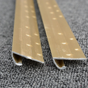 地毯 安装铺装辅料简易款压边条收口收边金色铜色铝地板压条