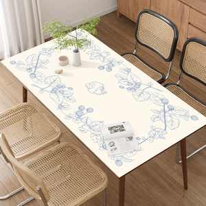 【硅胶桌垫】现代简约小清新家用长方形茶几餐桌布防水防油免洗