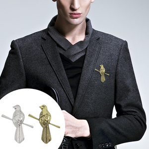 冰与火之歌仿声鸟合金复古徽章小鸟胸针男女西服衣领别针正式场合