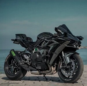 川崎小忍者h2机车跑车摩托车进口水冷雅马哈街车电喷公路赛地平线