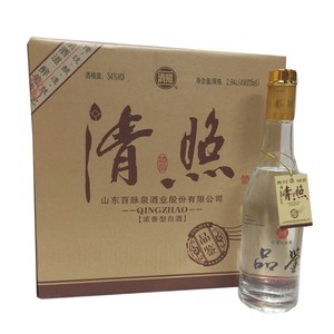山东济南特产 百脉泉清照34度品鉴 清照酒 浓香白酒品鉴白酒