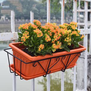 小阳台种菜花盆长条形蔬菜架子套装种菜筐花槽塑料种植盆工具塑料