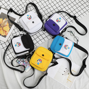 小包包女帆布包韩版新款斜挎包ins可爱百搭跨包小学生儿童单肩包