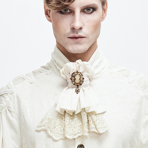 哥特绅士领结欧洲中世纪宫廷配饰男女款宴会舞台表演领花拍照假领