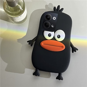 9pro 可爱findx6pro卡通a1pro手机套a58香肠嘴oppo十opopreno搞怪表情