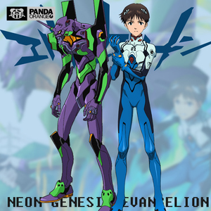 新世纪福音战士碇真嗣13号机eva联名衣服初号机海报周边绫波丽t恤