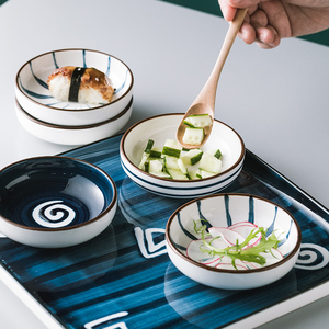 吐骨碟盘家用小碟子放小菜骨碟陶瓷骨盘吐骨盘骨头碟水果盘瓜子碟