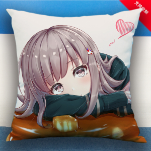 弹丸论破周边七海千秋塞蕾丝缇雅江之岛盾子动漫方抱枕靠枕定制
