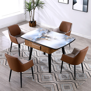 现代极简实木麻将机餐桌两用一体饭桌圆形电动麻将桌静音棋牌机麻