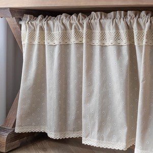 小帘子遮挡阳台卧室飘窗短衣柜子厨房杂物防尘橱柜镜子拉帘遮挡布