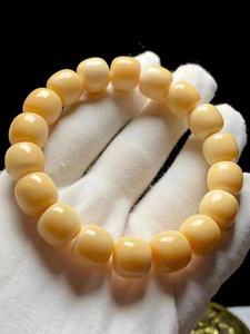 高端玩家的玩物润度之王香香抹香手串手链男女款纯天然牙芯料桶珠