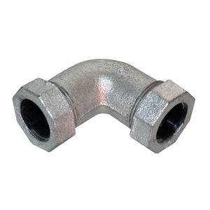 水暖配件速连弯头dn50内丝头速连25快弯玛钢管件速连弯头快接接