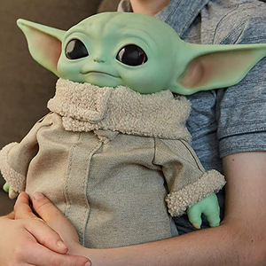 28cm pvc yoda figure grogu plush action figure toys yoda bab