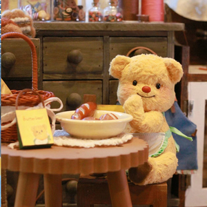 网红泰国黄油小熊玩偶黄油熊公仔毛绒玩具抱枕卡通娃娃送女友礼物