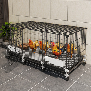 小鸡笼子家用室外大号清理托盘铁丝网阳台户外养鸡专用鸽子鸭鹅笼