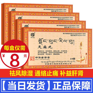 天麻丸10袋天麻壮骨九手足麻木腰腿酸痛祛风除湿药祛风通痹活络康祛风