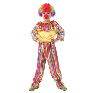 马戏团小丑服装 儿童滑稽演员舞台表演服装化装舞会演出派对文化c