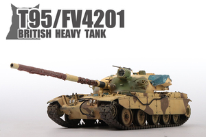 1：35秃酋坦克世界成品模型3D皮肤打印英国T95FV4201代工包板件