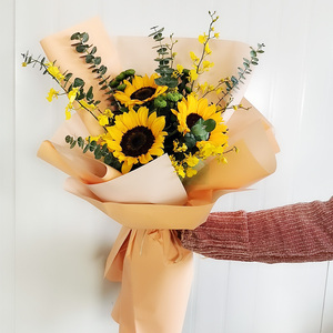 向日葵花束 向日葵鲜花云南直发小雏菊真花水养生日礼物同城速递