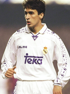 9697皇马主场球衣短袖休闲队服青年劳尔7号 雷东多6号球迷版定制