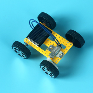 科技小制作迷你太阳能小车模型小汽车玩具学生比赛专用车智能玩具