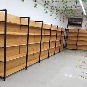 定制超市货架烟酒柜母婴文具红酒百货洋酒展示柜木质化妆品陈列柜