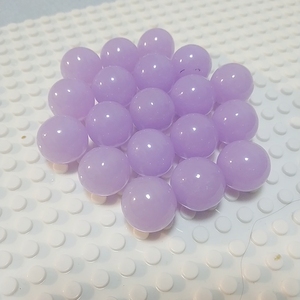 16mm | 薰衣草紫玉 | 纯色玻璃弹珠 | 稀有色纯色弹珠