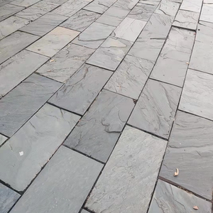 青石板别墅庭院防滑地砖阳台花园仿古文化石户外广场踏步石材促销