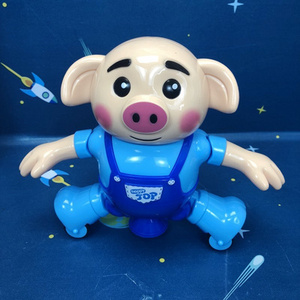 包邮儿童新款炫舞萌猪跳舞机器人带灯光音乐跳舞猪小萌猪跳舞玩具