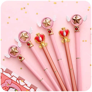 少女心卡通圆珠笔创意韩国小学生用油笔好看可爱的闺蜜笔文具用品