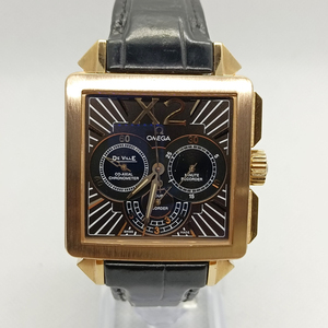 欧米茄 omega 蝶飞系列 423.53.37.50.01.001 方形 玫瑰金 单表