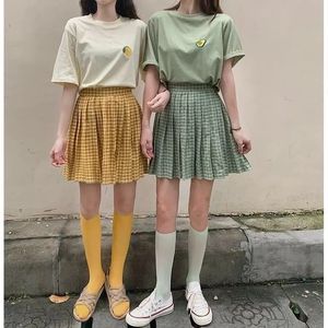 闺蜜装套装姐妹装一长一短春季二人裙子四人可爱秋季学院风初中生