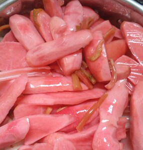 包邮 四川泡菜泡红萝卜脂水萝卜酸爽下饭菜腌制/泡菜500g