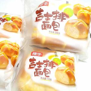 桃李吉士排面包110g340g营养早餐面包手撕面包多省7天保质
